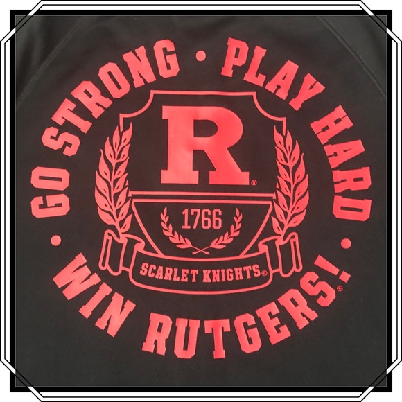 Pink by VS Black/Red Rutgers Jacket Size M NWOT - Picture 6 of 6